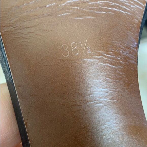 Walter Steiger Tapered Heeled Platform Leather Sandals - Picture 7 of 7